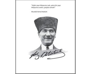 Salon Edebiyat Defter Ciltli Mustafa Kemal Atatürk